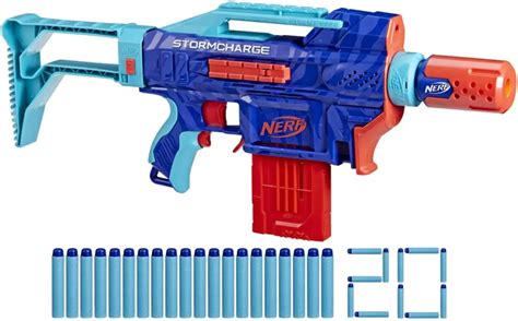 Nerf Elite 2.0 Stormcharge Motorized Blaster, 20 Nerf。